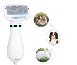2-in-1 Pet Hair Dryer & Grooming Brush – Fast Drying Dog & Cat Comb