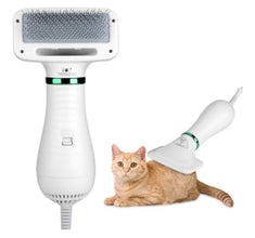 2-in-1 Pet Hair Dryer & Grooming Brush – Fast Drying Dog & Cat Comb