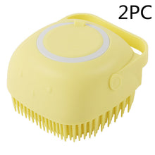 2-in-1 Pet Grooming Brush-Silicone Dog & Cat Grooming Brush