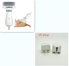 2-in-1 Pet Hair Dryer & Grooming Brush – Fast Drying Dog & Cat Comb