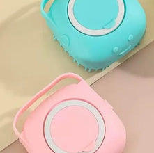 2-in-1 Pet Grooming Brush-Silicone Dog & Cat Grooming Brush