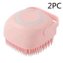 2-in-1 Pet Grooming Brush-Silicone Dog & Cat Grooming Brush